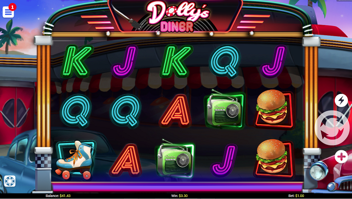 Dolly's Diner 10 Free Spin Winnings