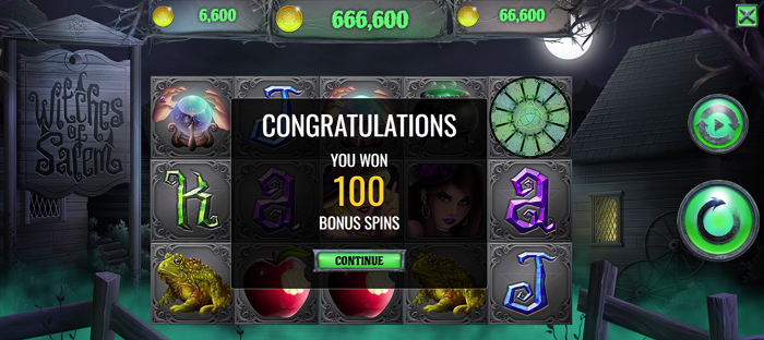 Witches of Salem 100 Free Spins Slots Capital