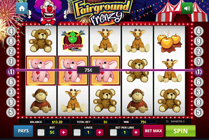 Bingo Billy Fairground Frenzy No Deposit Bonus