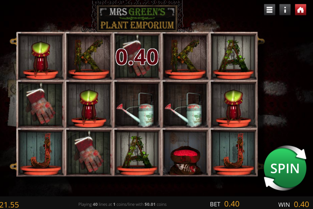 Mrs. Green's Plant Emporium Slot Game