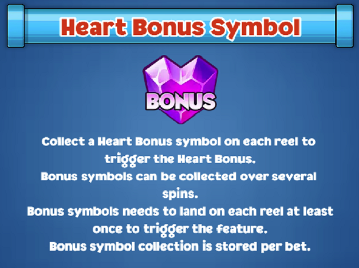 Heart Bonus Symbol Pile 'Em Up