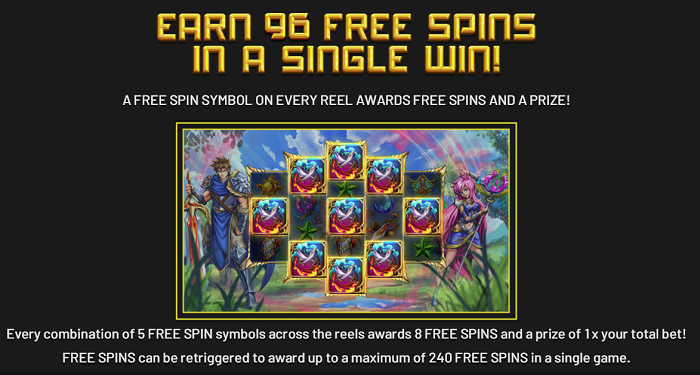 Kensei Blades Get 96 to 240 Free Spins Per Game