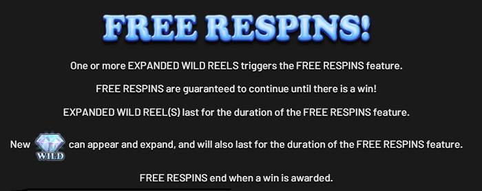 Wilds of Fortune Free Respins