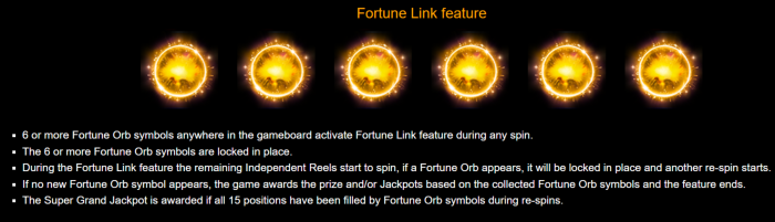 Fortue Link Feature - Fortunate Buddha Jackpot Slot Machine