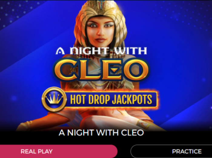 A Night With Cleo Online Slot Machine Jackpots up to $250,000 and $7,500 Welcome Bonuses