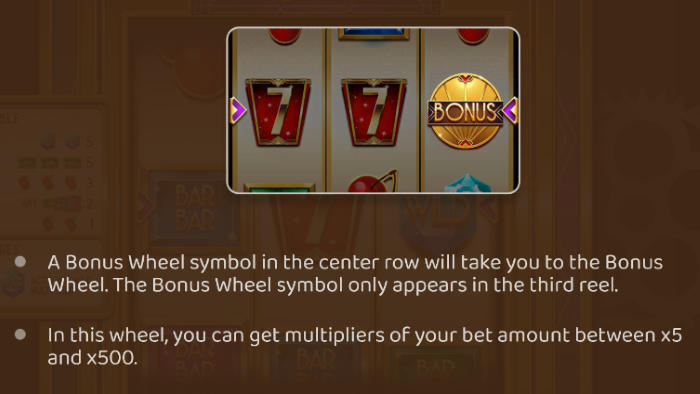 Bonus Wheel Reels of Fortune Slot