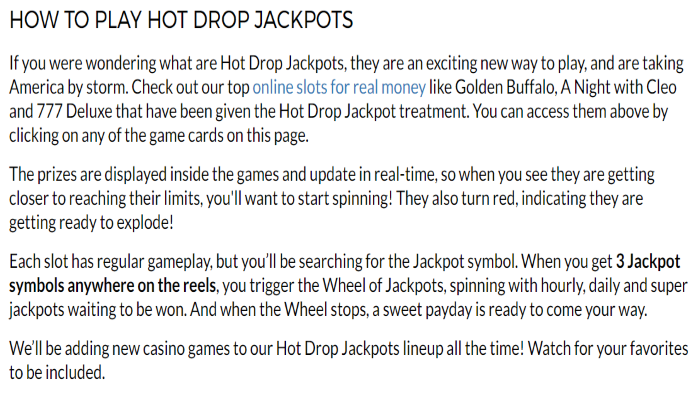 How To Play Hot Drop Jackpot Slot Games Promo