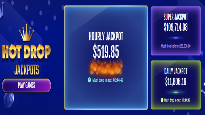 Must Hit Jackpots up to $250,000