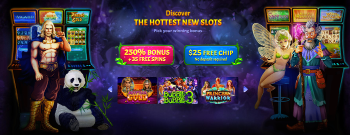 RoyalAce Casino $25 Free Chip NO DEPOSIT BONUS + 250% Match with 35 Free Bonus Spins