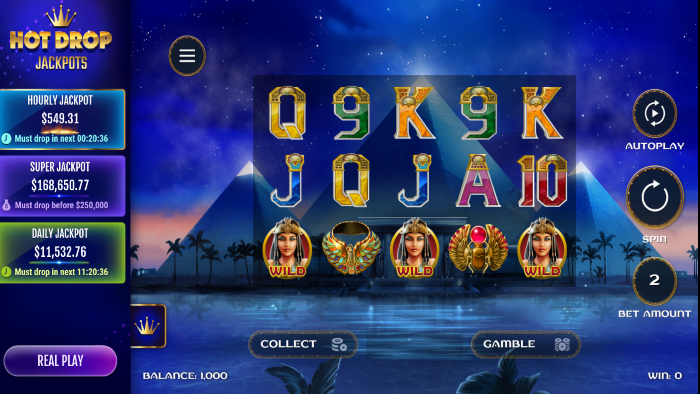 Screenshot A Night With Cleo Online Slot Machine