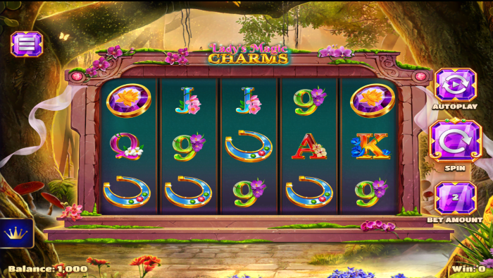 Screenshot Lady's Magic Charm Slot Machine