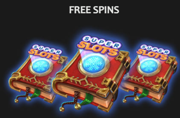 Free Spins Symbol - The Book of Christmas Eve online slot game at SuperSlots 