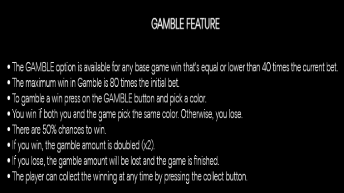 Gamble Feature StarCash Slot Game