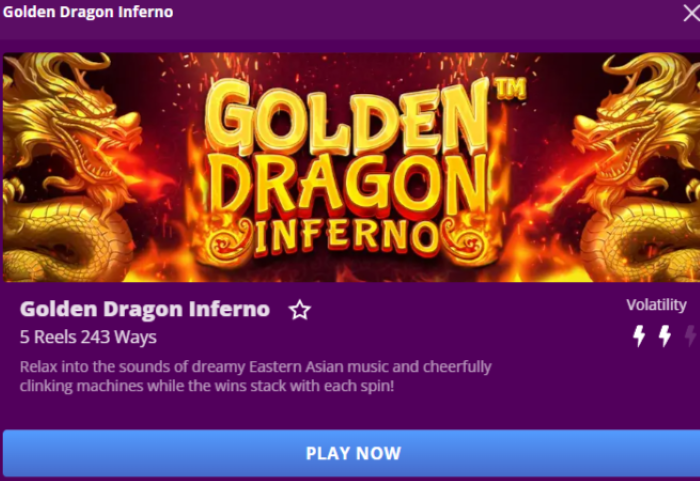 Golden Dragon Inferno Slot Game