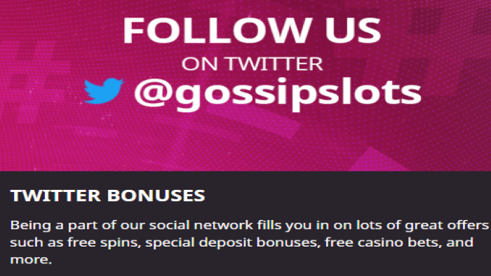 Gossip Slots Twitter Bonuses