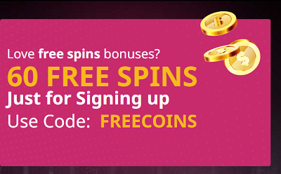 Gossip Slots Casino: 60 free Spins NO DEPOSIT BONUS + 250% Match or 200 Bonus Spins on Each of 1st Four Deposits
