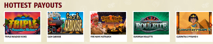 Hottest Payouts at Red Stag Online Casino