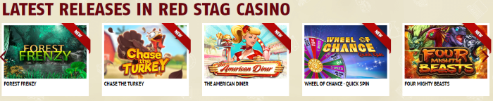 Lattest Games at Red Stag Online Casino