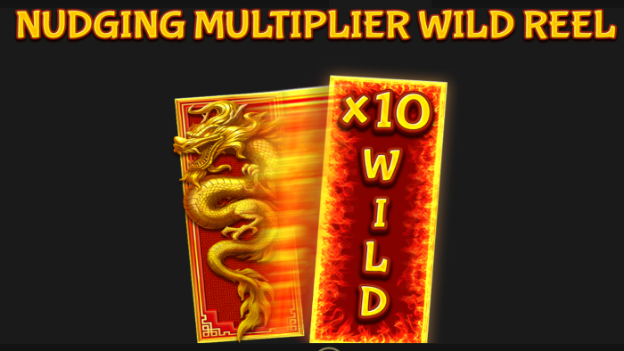 Nudging Multiplier Wild Reels on Golden Dragon Inferno Slot Game