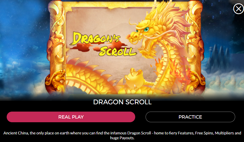 SlotsLV Dragon Scroll Online Slot Machine - Play for Free or Play for Real