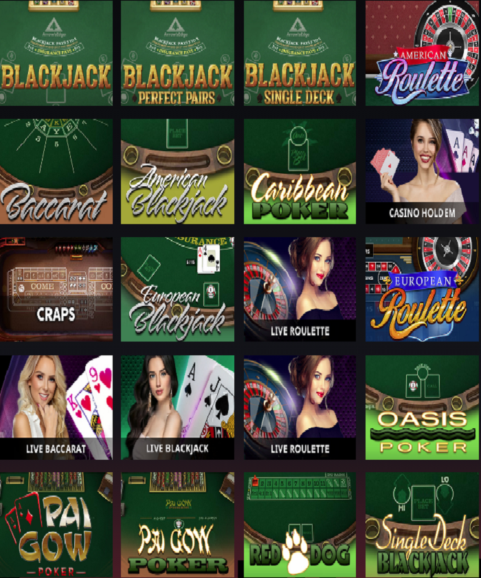 Drake Casino Table Games