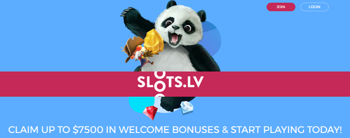 Slots LV Home Page Screenshot