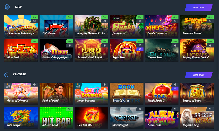 Jet Casno New and Popular Casino Games