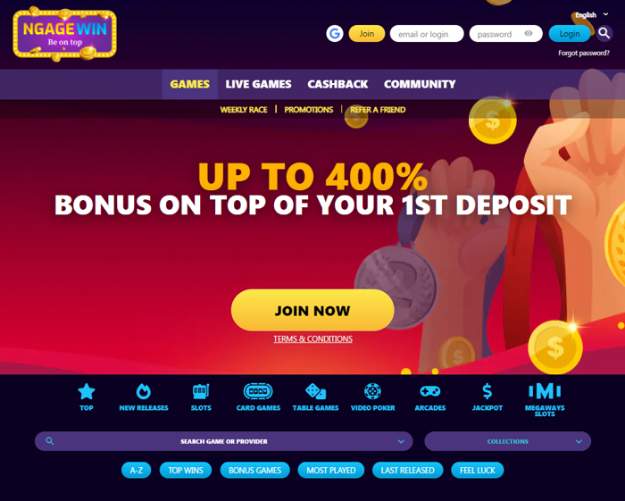 Exciting No Deposit and Match Bonuses at NgageWin Casino This Month