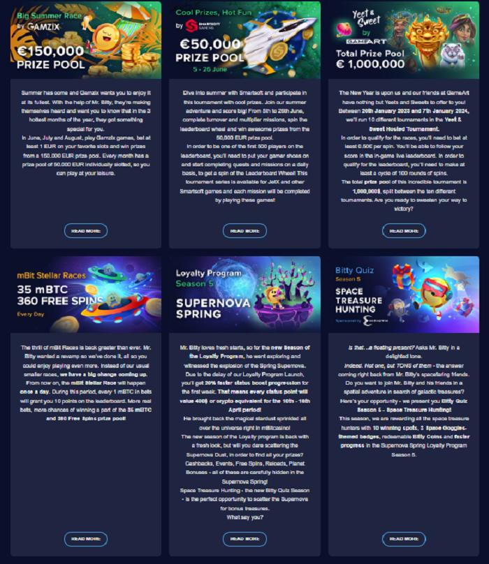 mbitCasino More Promotions