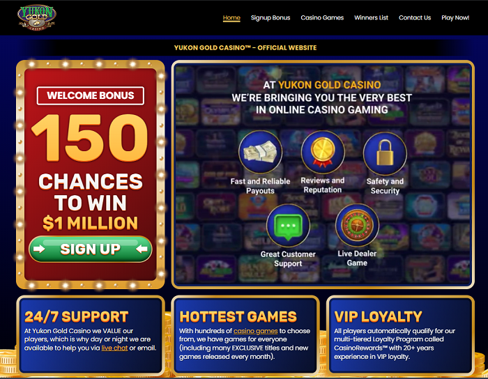 Yukon Gold Casino: The Best Online Casino in Canada