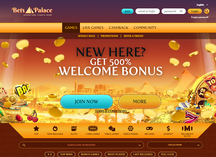 BetsPalace online casino