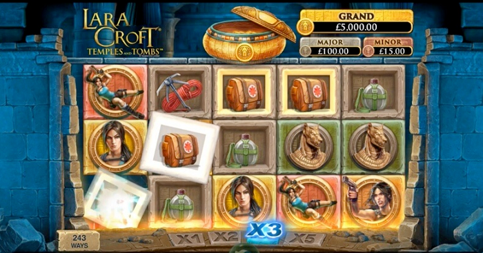 Lara Croft Temples and Tombs Online Slot Game