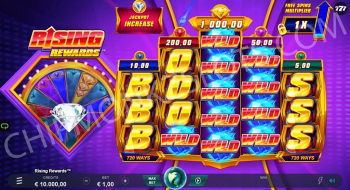 Rising Rewards Online Slot Game: Experience the Glamour of Las Vegas!