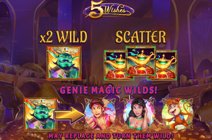 5 Wishes Slot Game Review: Dive into a Magical Adventure with a $25 No Deposit Bonus!