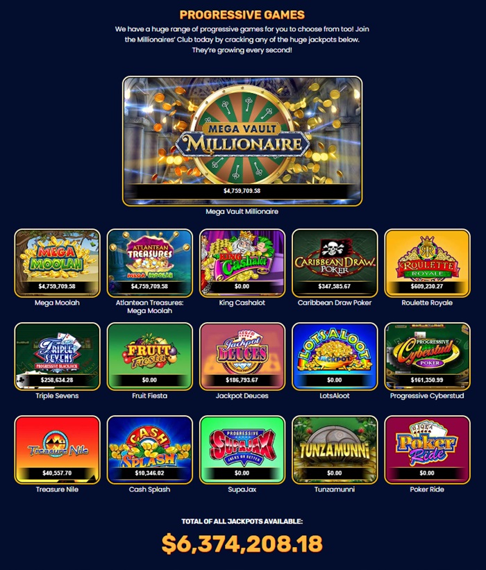 Yukon Gold Casino’s Progressive Games: Your Chance at a Fortune