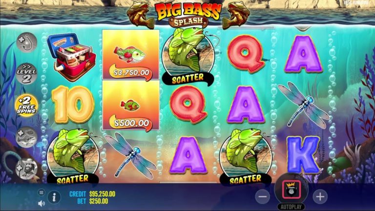 BIG BASS SPLASH – 3 Times Scatters Bonus Profit Casino Slot Online Game