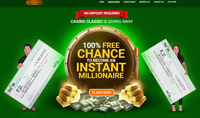 Casino Classic’s Generous Welcome Bonus: 40 Free Spins and 100% Match Bonus