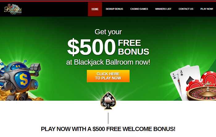 Blackjack Ballroom Online Casino Review: Slots Extravaganza – Your Gateway to a $500 Welcome Bonus