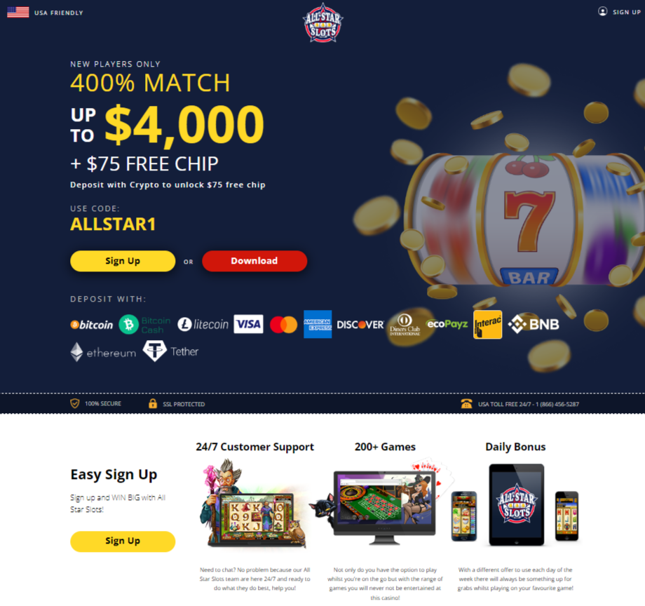 All Star Slots Online Casino