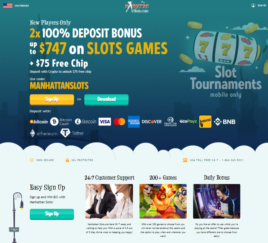 Manhattan Slots Online Casino