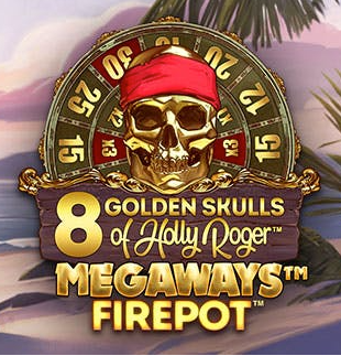 8 Golden Skulls of Holly Roger Megaways Fire Pit Slot Game