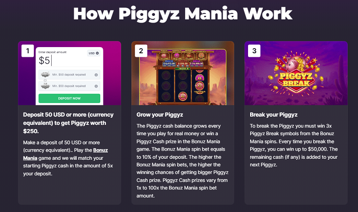 Bitstarz Piggyz Mania - What Is it