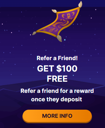 Desert Night Casino Refer a friend Bonus