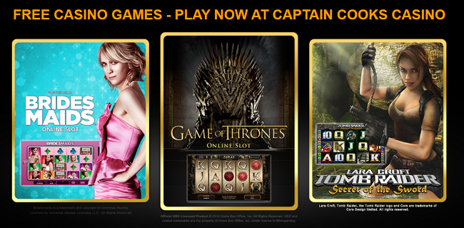 Popualr Games at Captain Cooks Casino