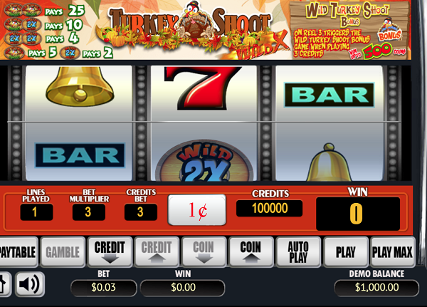 Turkey Shoot Slot Game