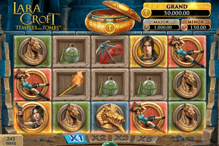 Lara Croft Temples and Tombs Slot Game