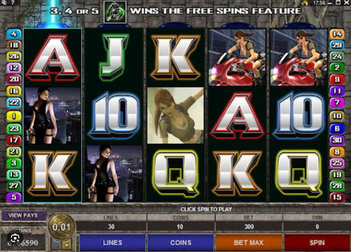 Tomb Raider The Secret of the Sword Slot Game