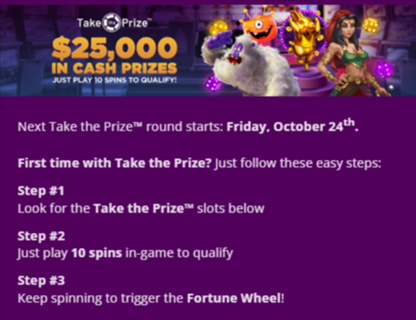 Super Slots Take the Prize | $25,000 in Cash!