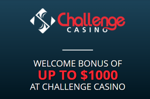 Challenge Casino: $1000 in welcome bonuses on your first 3 deposits