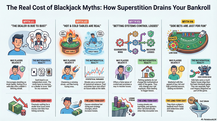 Blackjack Myths That Cost Players the Most Money